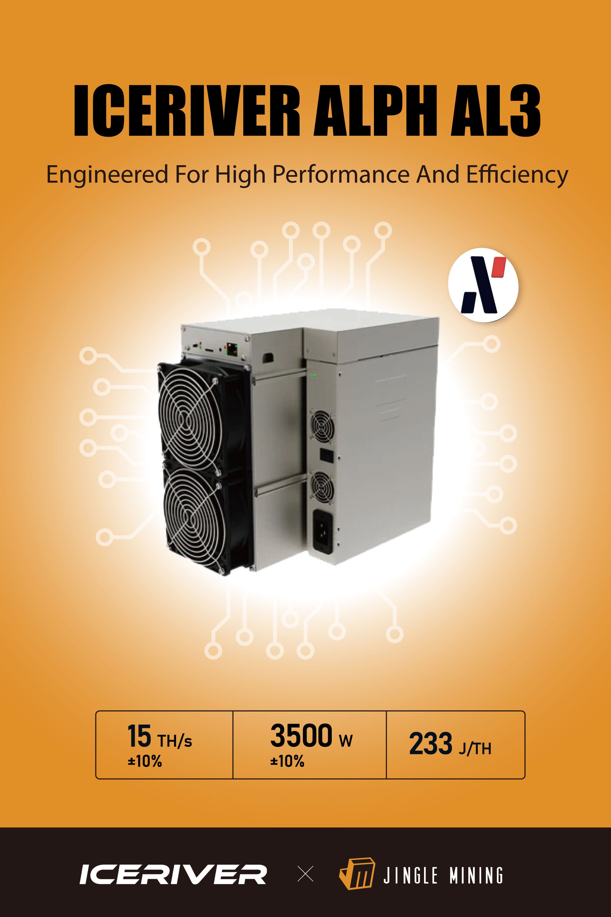 Iceriver ALPH AL3 15TH/S 3500W